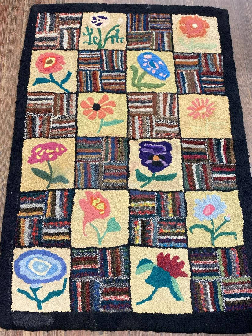 Antique Americana Hook Rug (1 of 3)