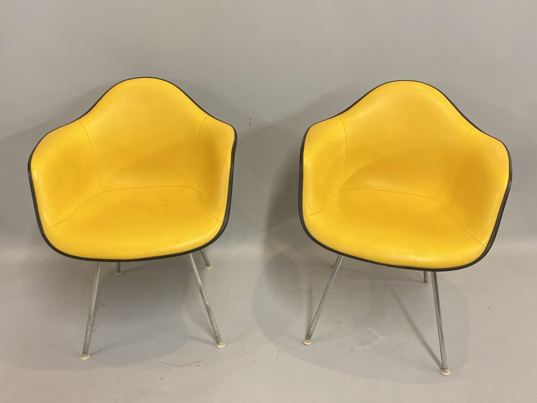 Herman Miller Vintage Lined Shell Chairs  31 1/4” x 25” (1 of 6)