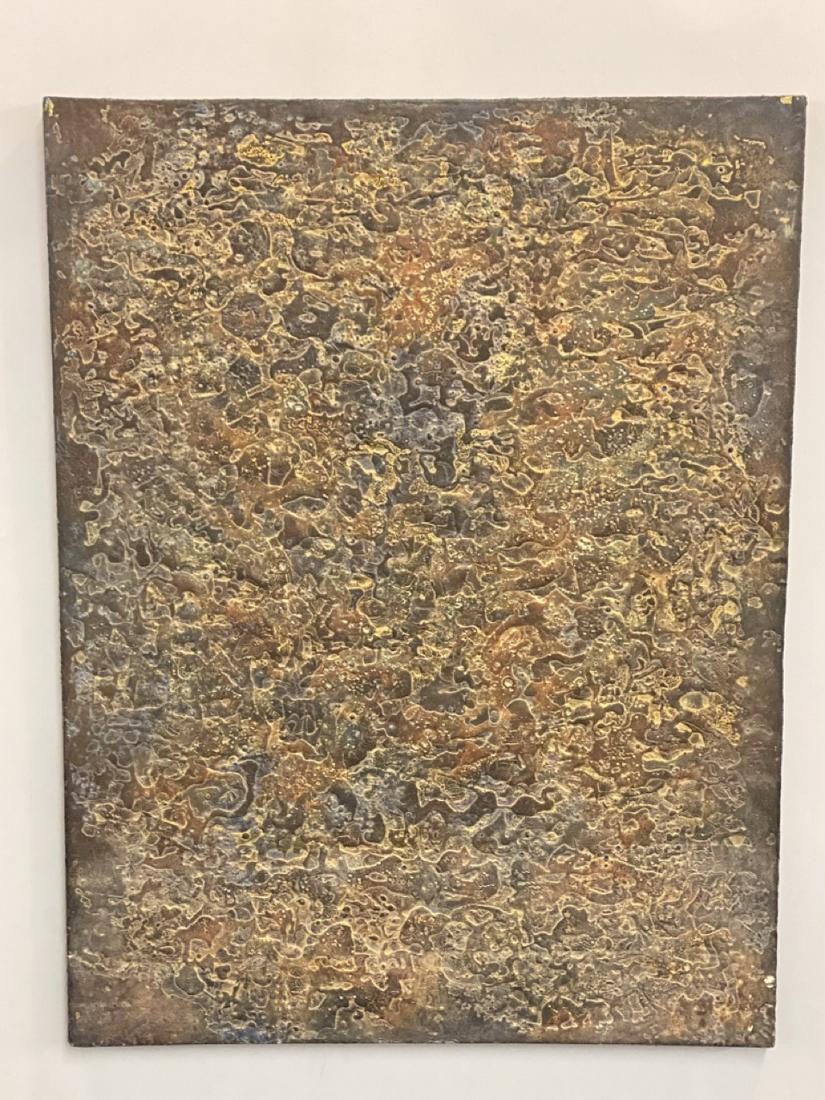 c. 1966 Style Of Robert Preusser Abstract Painting (1 of 5)