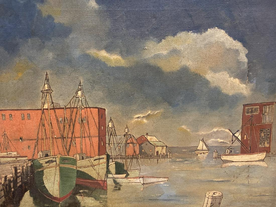 c 1950 Cape Cod Oil Painting (1 of 6)