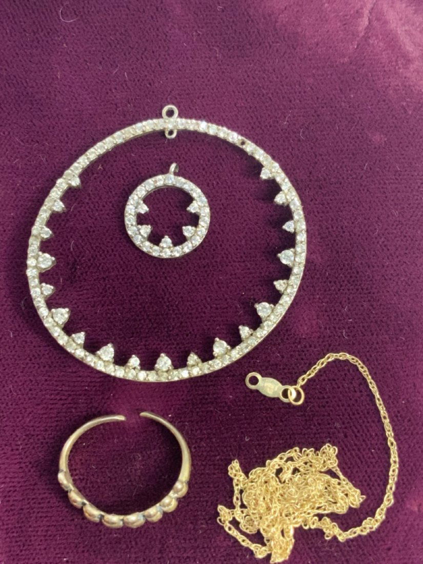 14K Scrap Gold/Diamonds Lot (1 of 3)