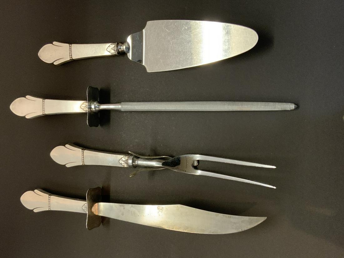 MCM Design Sterling Carving Set (1 of 3)