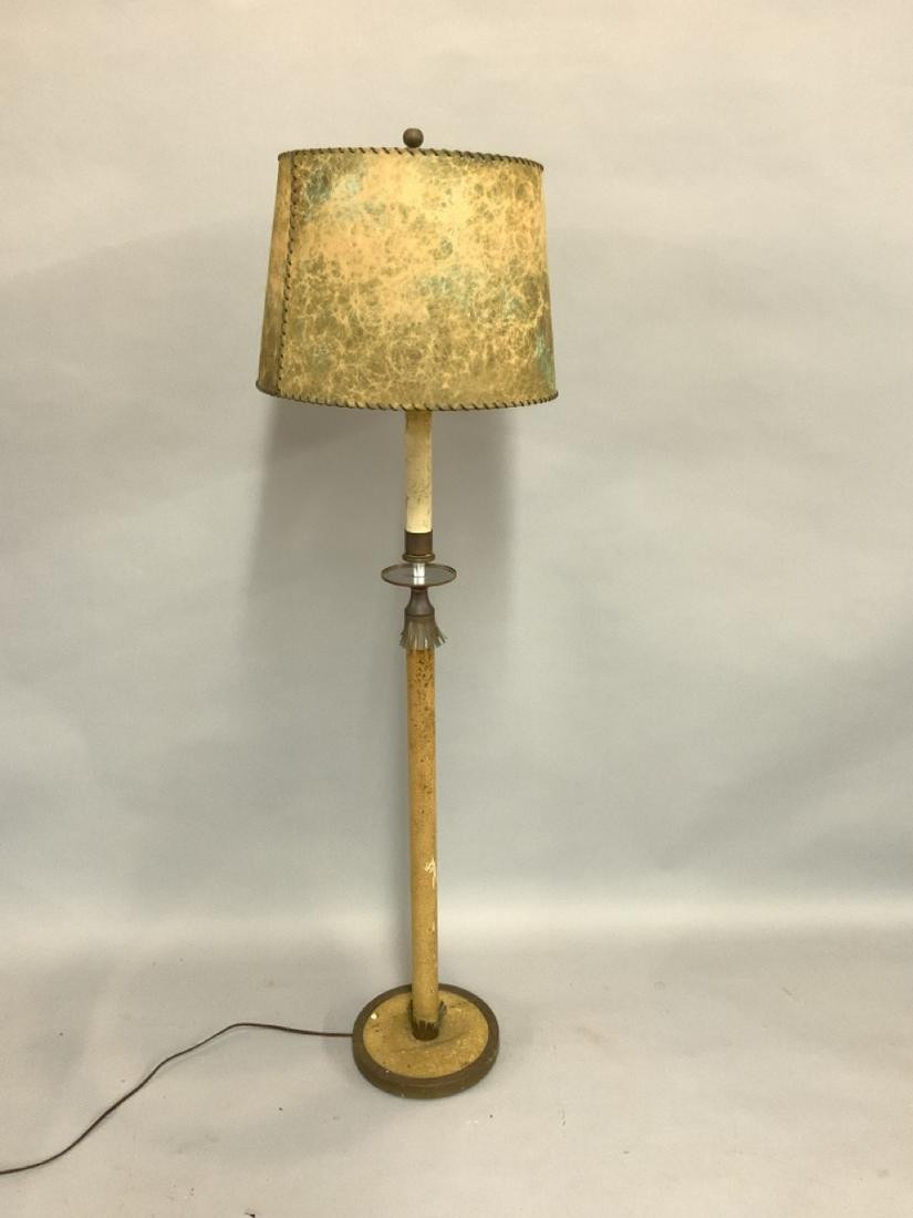 Art deco floor lamp 59 inches high 13 inches with (1 of 3)