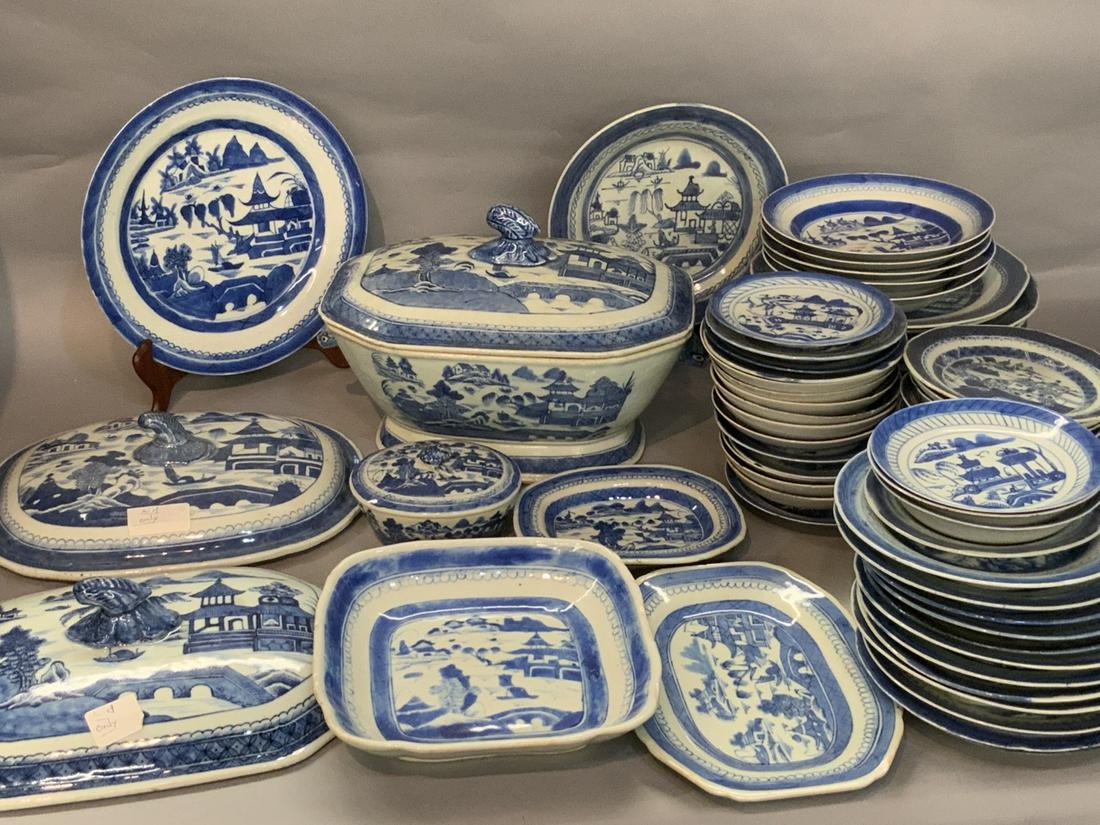 Chinese Canton Porcelain Group (1 of 6)