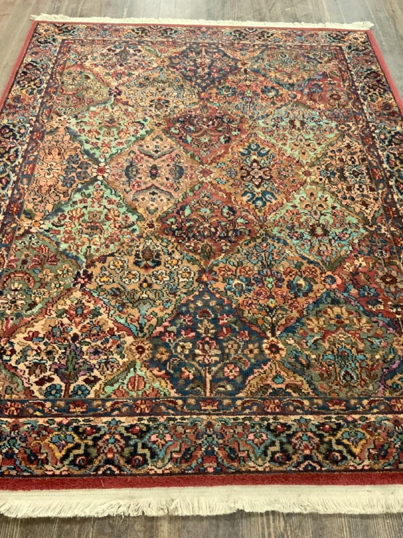Small Wool Area Rug 5ft 9" X 4ft 5" (1 of 4)