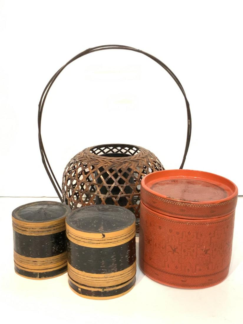 Japanese Basket And Rice Boxes (1 of 3)