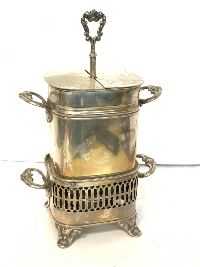Silver Plated Victorian Egg Poacher (1 of 5)