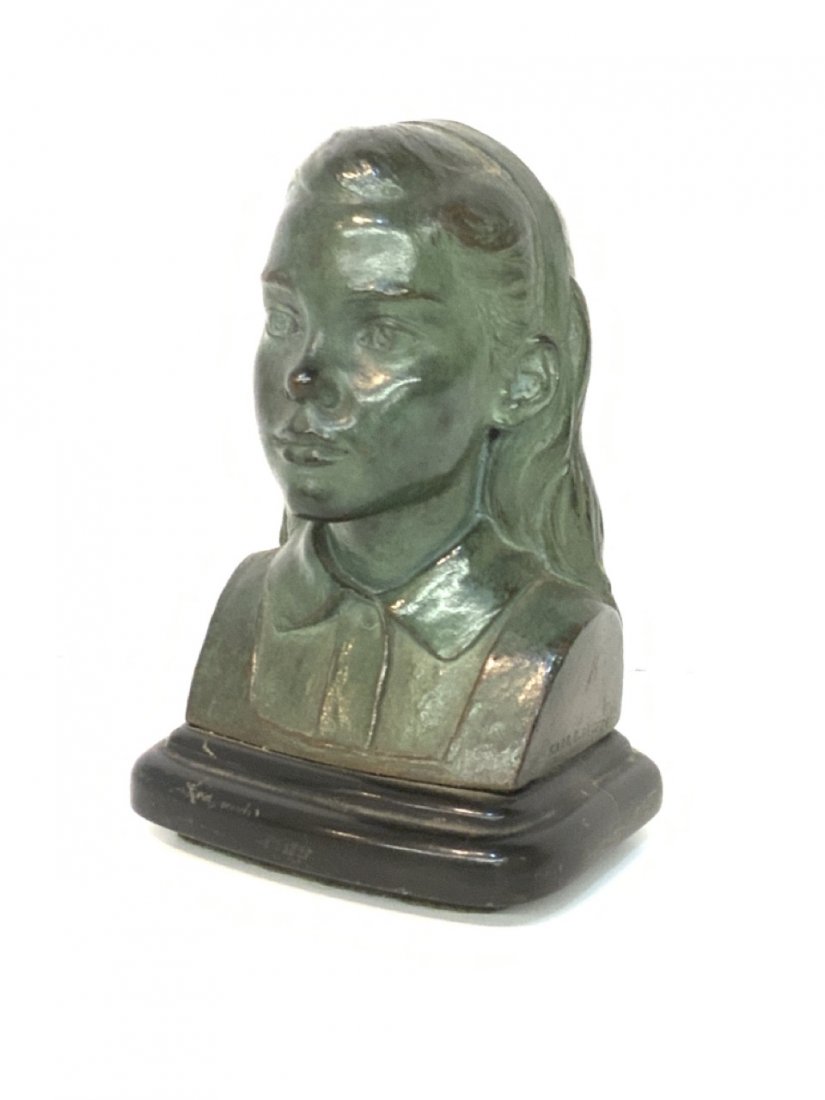 Karl H. Gruppe (American,1893-1982) Bronze Girl (1 of 5)