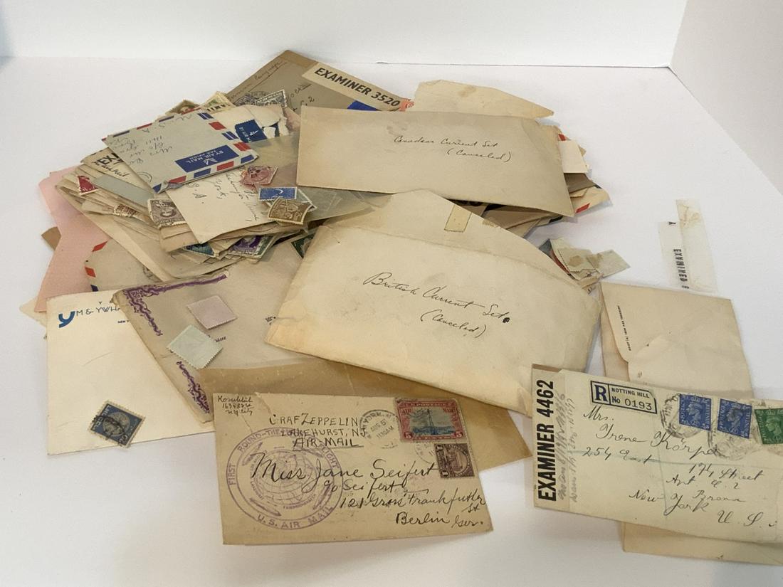 Estate International Stamp Lot, FDC, ZEPPELIN (1 of 11)