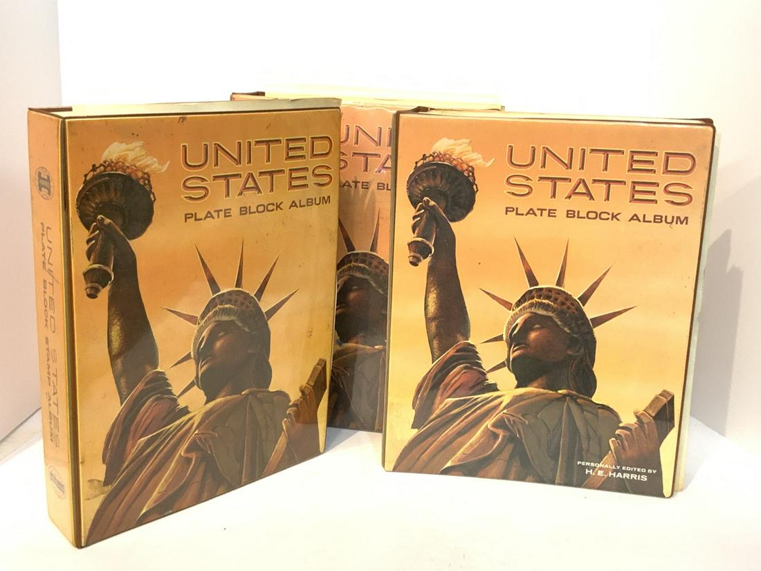Three (3) U.S. Plate Book Stamp Albums (1 of 10)
