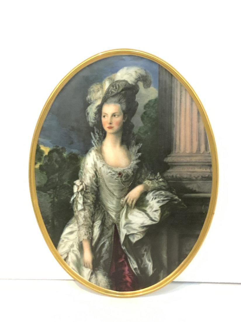 German Porcelain Portrait Tile (1 of 3)