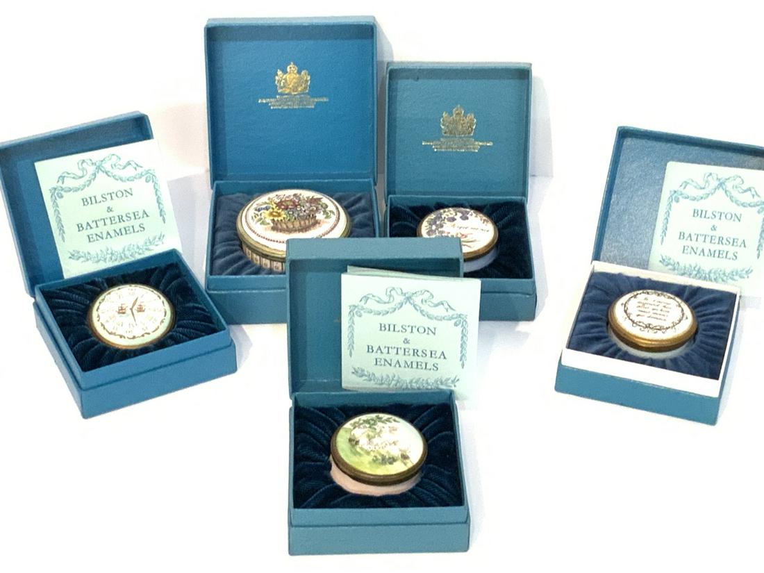 English Bilston And Battersea Enamel Box Collection (1 of 5)