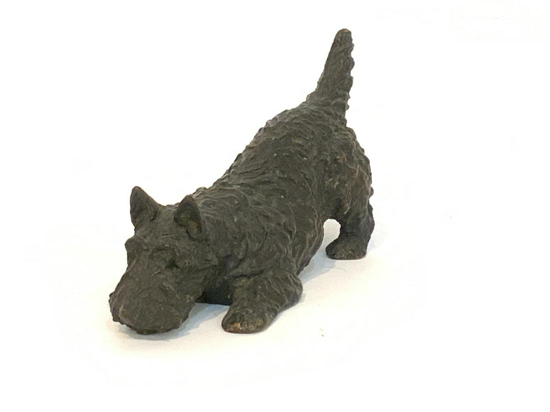 Marquerite Kirmse (American, 1885-1954) Bronze Dog (1 of 3)