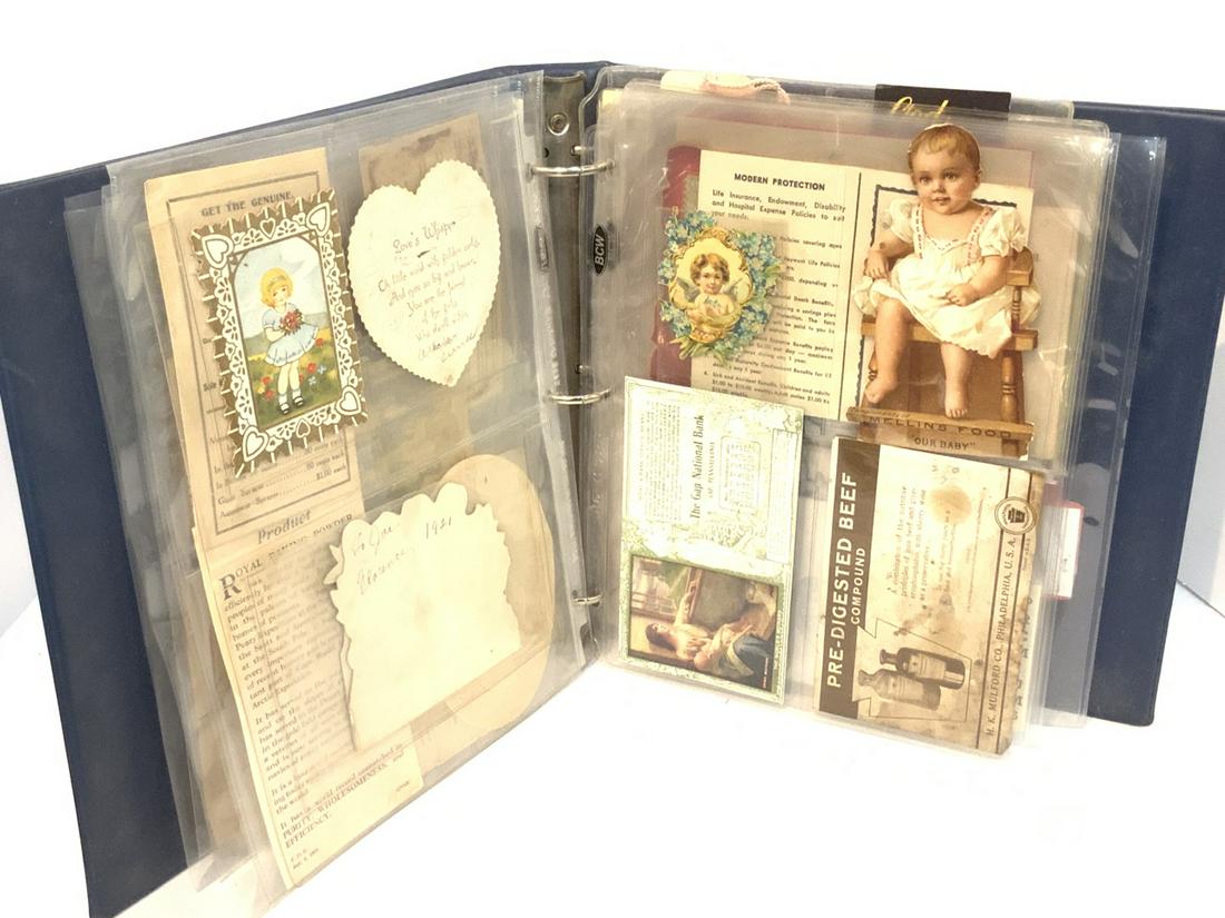 Victorian Paper Ephemera Album (1 of 10)