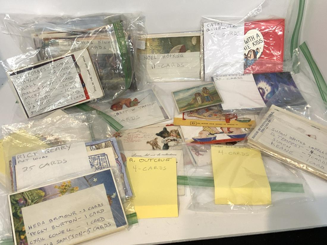 Assorted Postcard Collection Compiled by Artist (1 of 4)