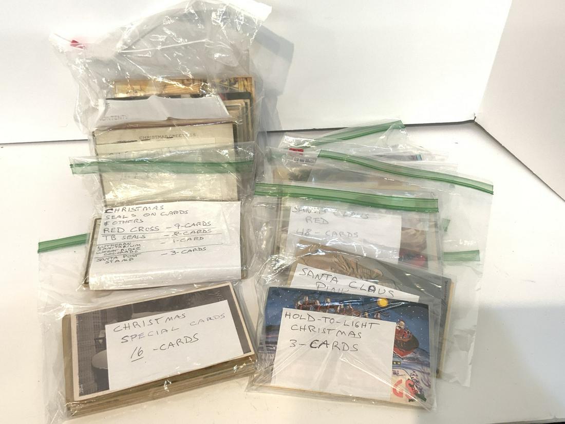 275  Victorian era Christmas Postcards (1 of 9)