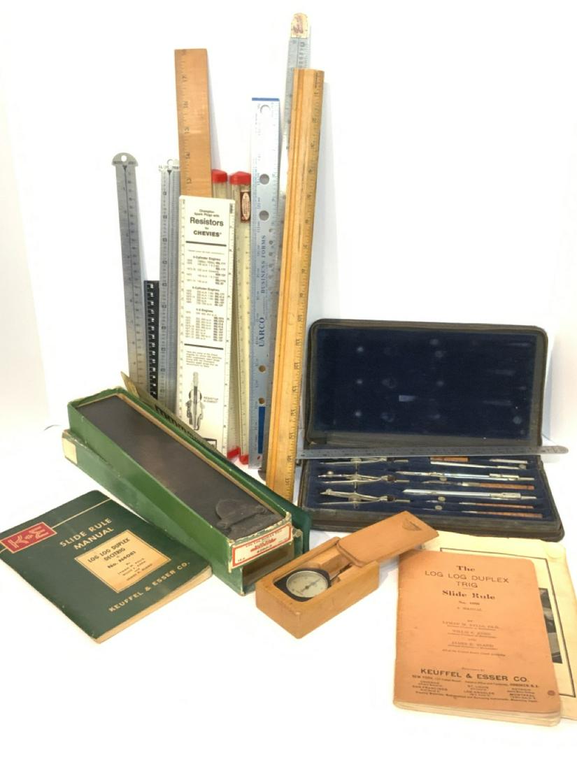 Measuring Tool Lot, Rulers Etc. (1 of 5)