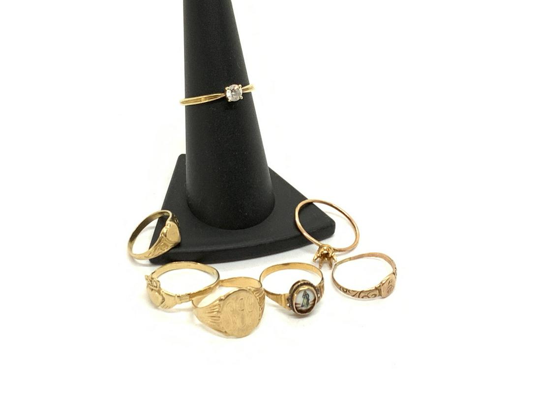 Estate 14k Gold Ring Lot (1 of 1)