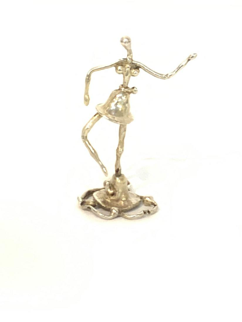 Israeli Sterling Silver Dancer Figure (1 of 3)