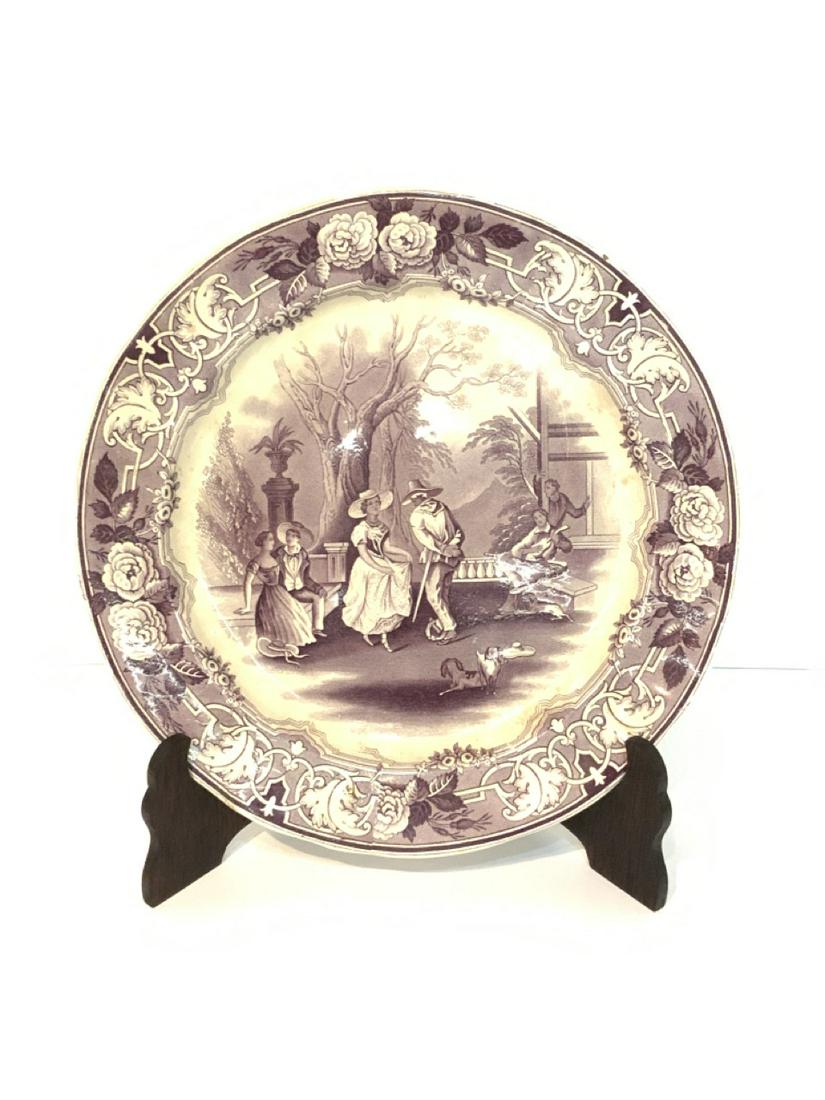 Mulberry Transferware Charger (1 of 7)