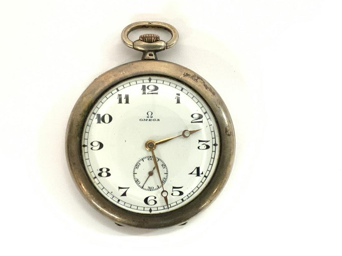 Omega Silver 800 Pocket Watch (1 of 3)