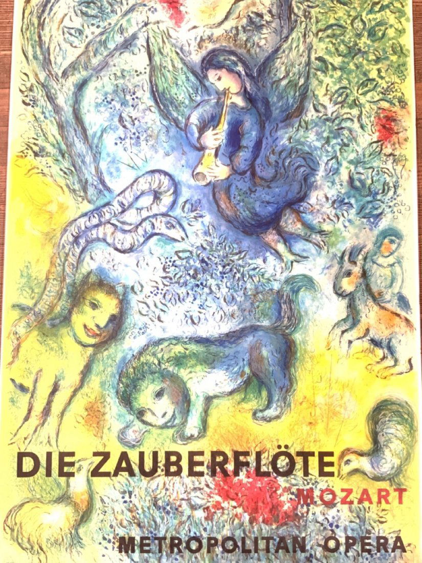 Five (5) Chagall Die Zauberflote 1966 Lithographs (1 of 6)