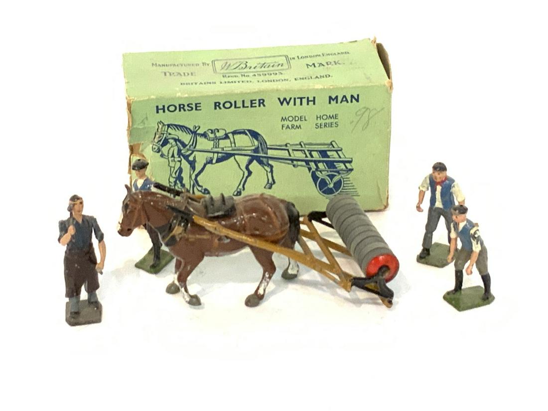 Britains Ltd. Horse Roller And Man w/ Box (1 of 3)