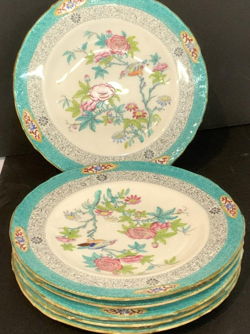 Six (6) Minton Felspar Plates (1 of 6)
