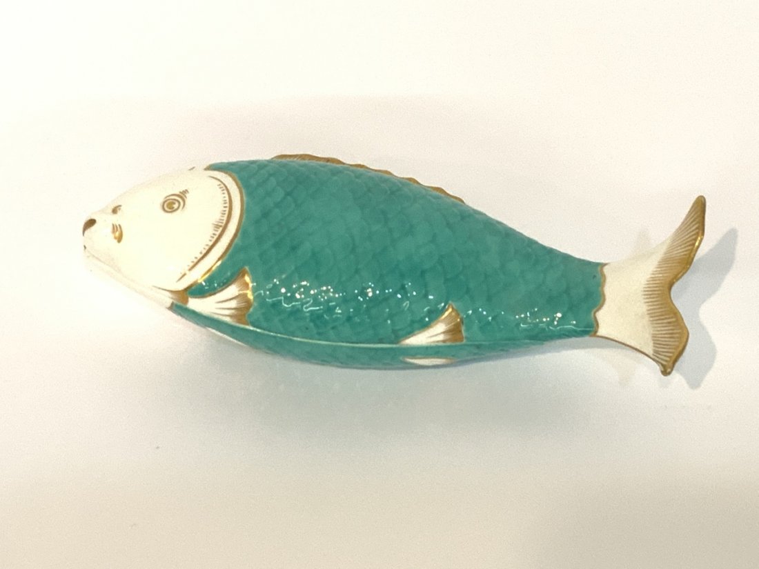 Minton Sardine Box or Fish Serving Dish, 19th c. (1 of 6)