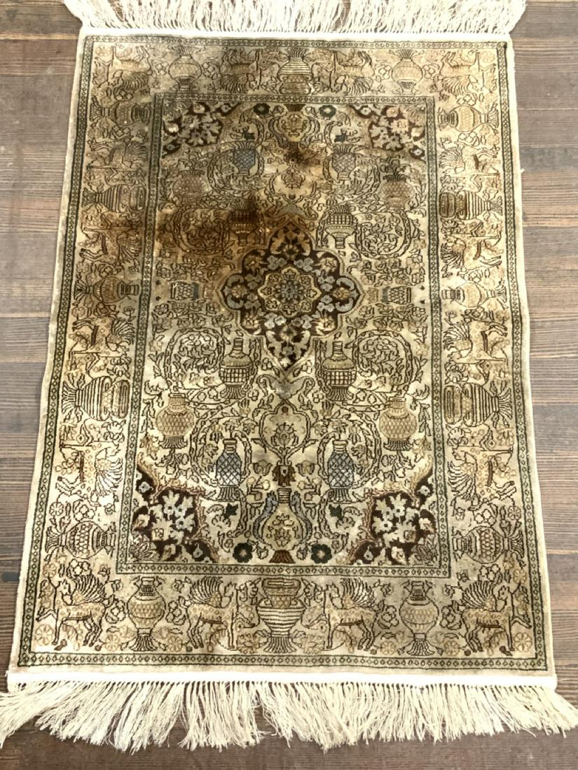 Small Persian Silk Carpet (1 of 3)
