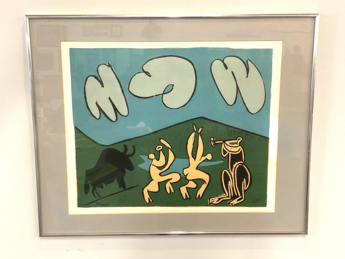 Picasso, "Bacchanal & Goat" Print (1 of 4)