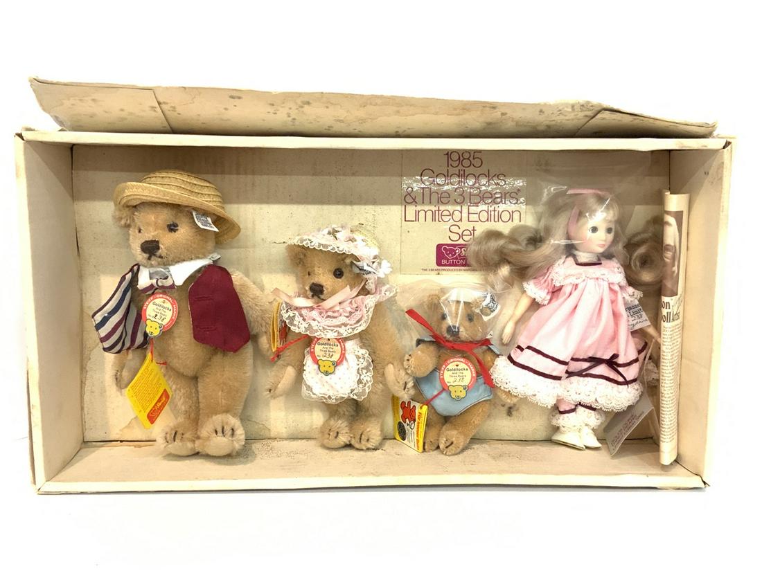 Steiff Goldilocks/ Three Bears Limited Edition 1985 (1 of 3)