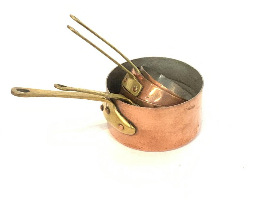 Four Copper Cookware Measuring Cups (1 of 4)