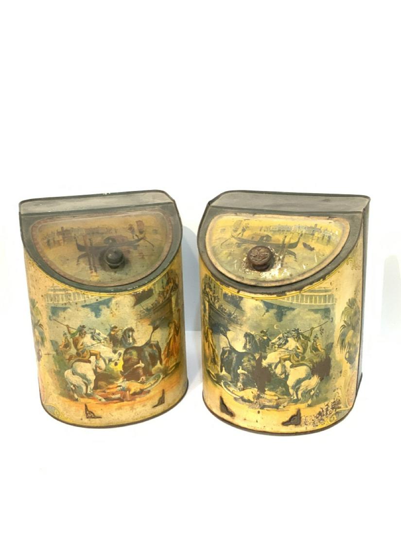 19th c. American Counter Top Spice or Tea Canisters (1 of 4)
