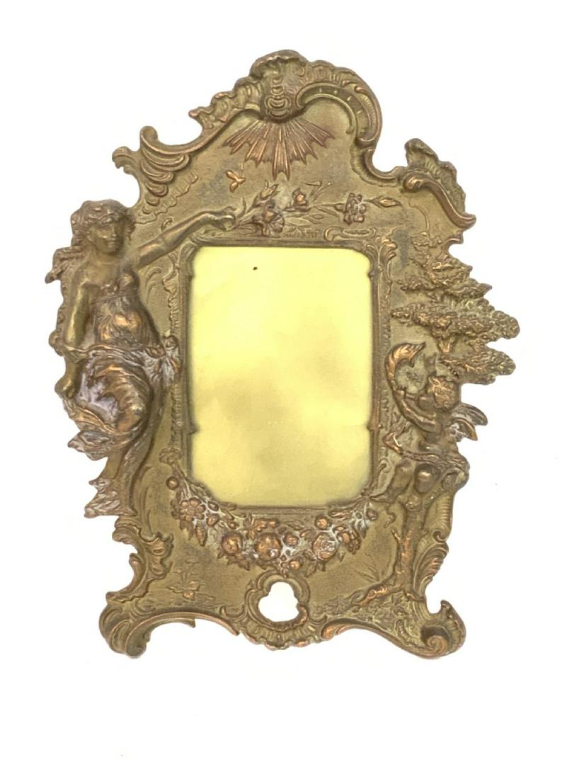 Victorian Bronze Picture Frame (1 of 3)