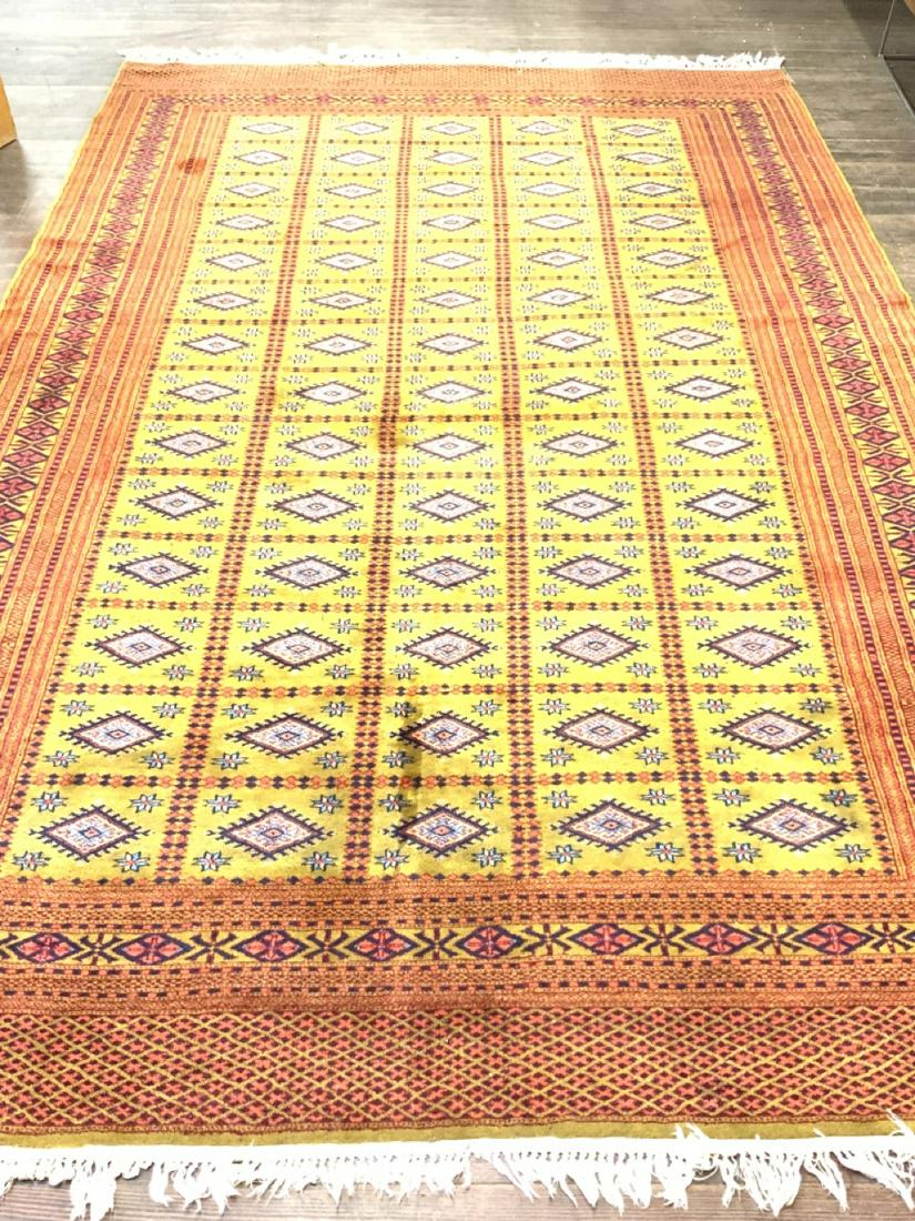 Turkoman Carpet 9ft 8" X 6ft 1" (1 of 5)