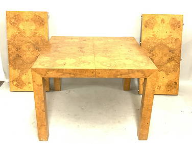 Milo Baughman Burl Wood Dining Room Table (1 of 7)