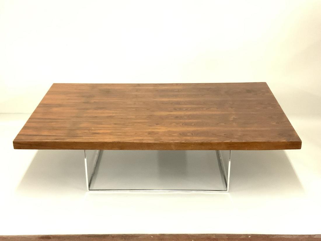 1970's Rosewood And Chrome Coffee Table (1 of 5)
