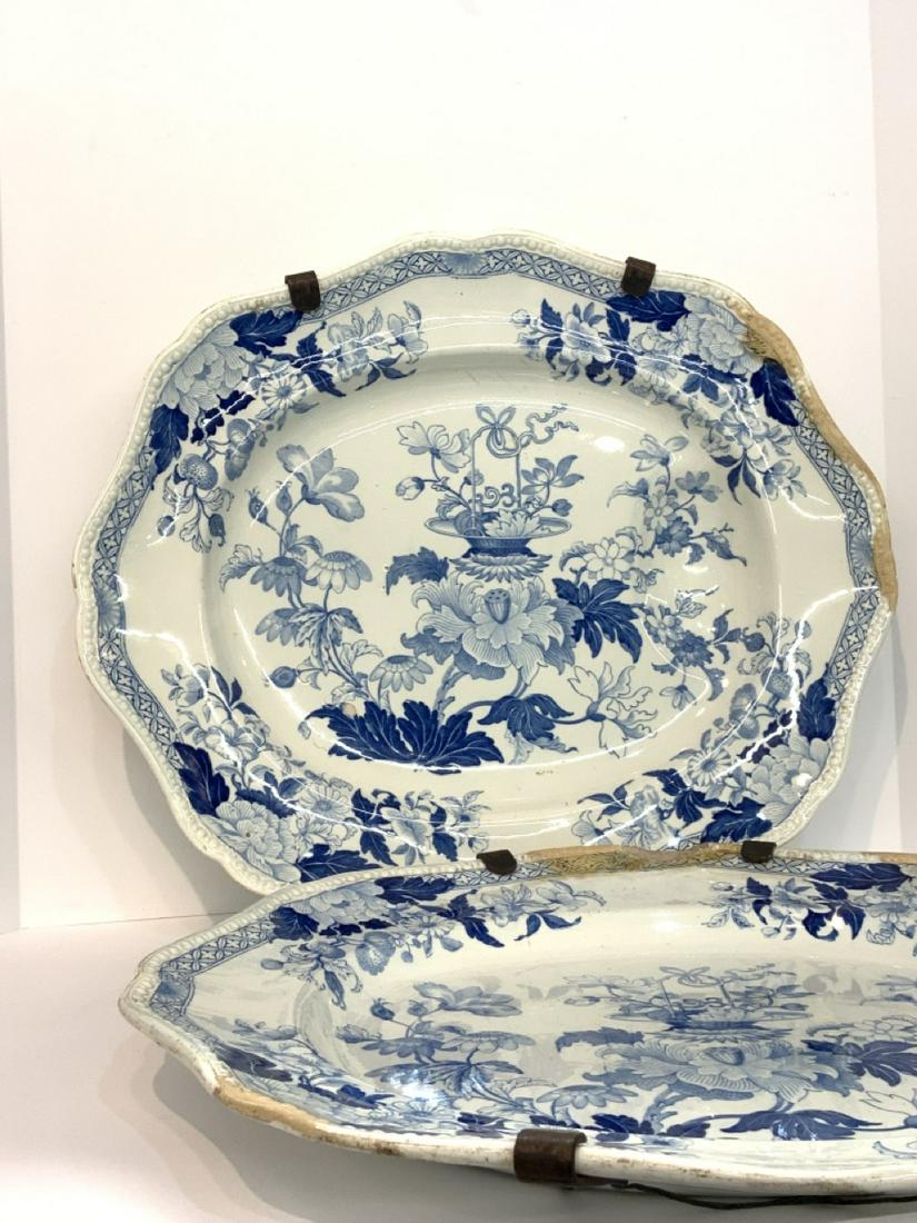 Wedgwood Monumental Pair Blue And White Transferware (1 of 3)