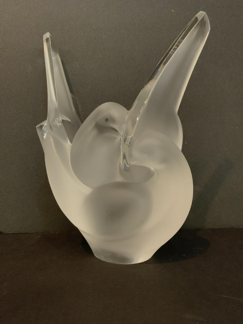 Lalique Sylvie Dove Vase (1 of 3)