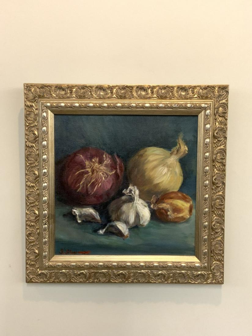 Susan Silverman Fink, Onions Still Life Oil Painting (1 of 4)