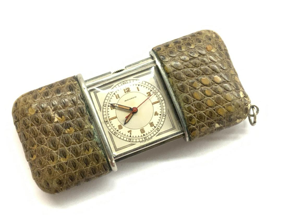 Vintage Art Deco Movado Travel Pocket Watch (1 of 7)