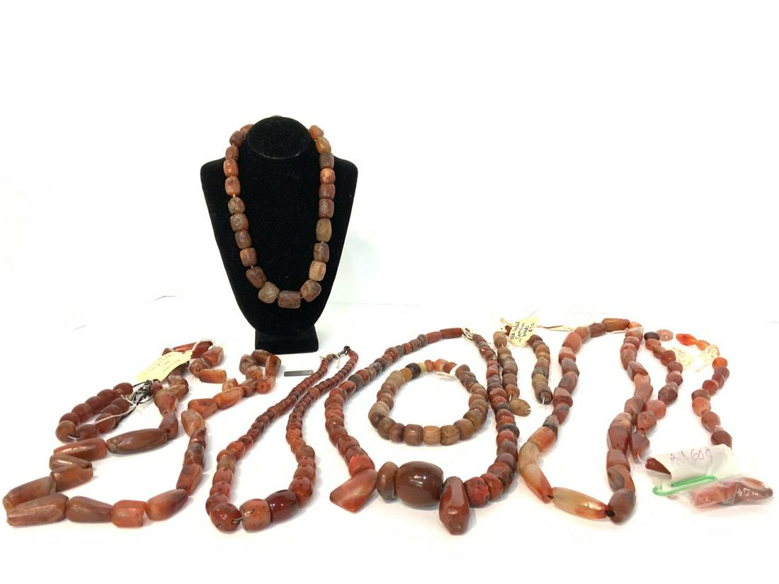 Carnelian, Agate  & Jasper African Trading Beads (1 of 7)