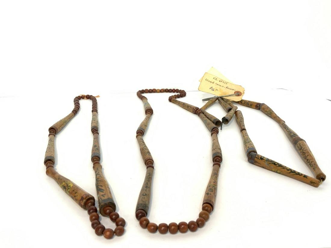 Persian Wood Cone Bead Necklaces (1 of 5)