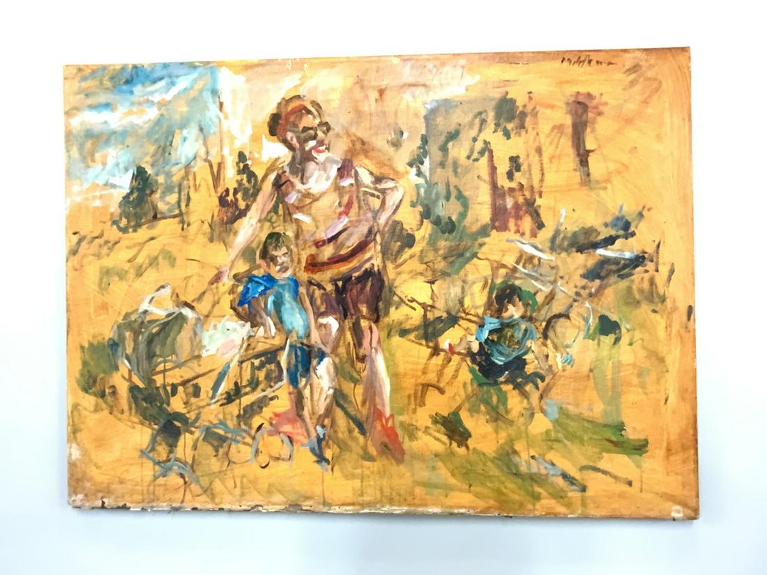 Raoul Middleman (American, b. 1938) Abstract Beach (1 of 13)