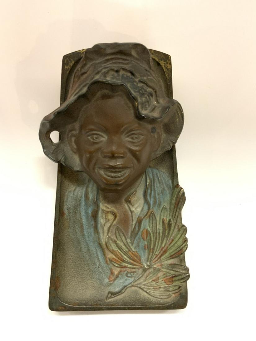 Black Americana Boy Inkwell And Pen Rest (1 of 5)