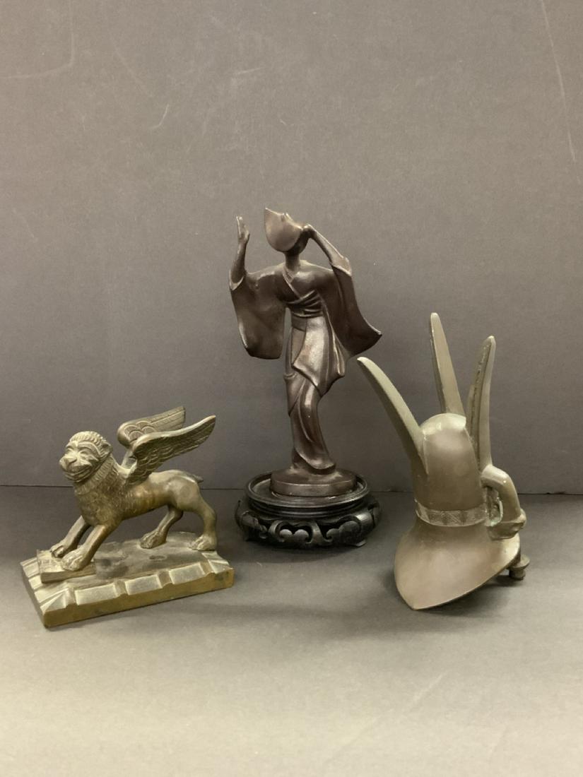 Three (3) Asian Metalware Objects. (1 of 5)