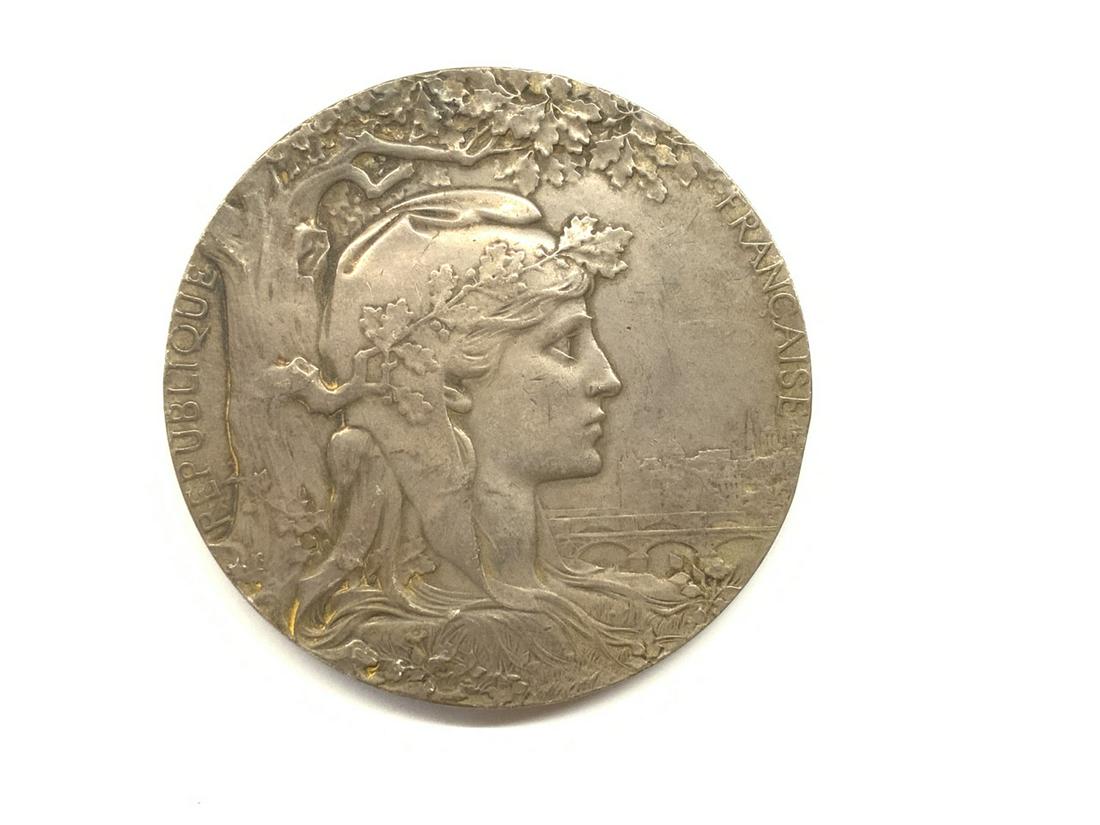 French Silver 1900 Exposition Universalle Medal (1 of 4)