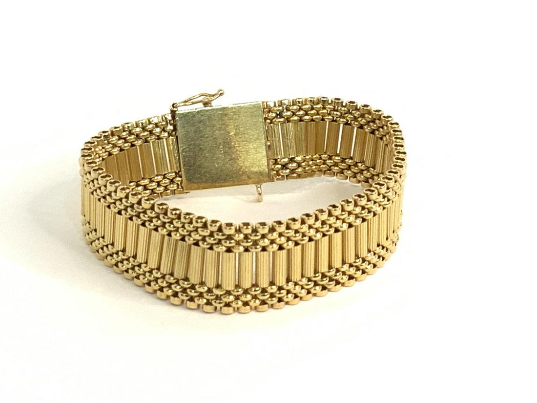 14K Heavy Yellow Gold Bracelet (1 of 5)