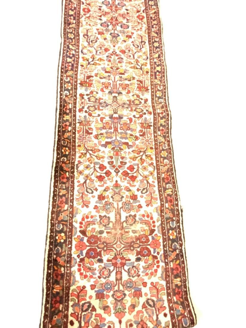 Persian Wool Runner: Persian wool runner. Dimensions: 151” x 30 1/2”